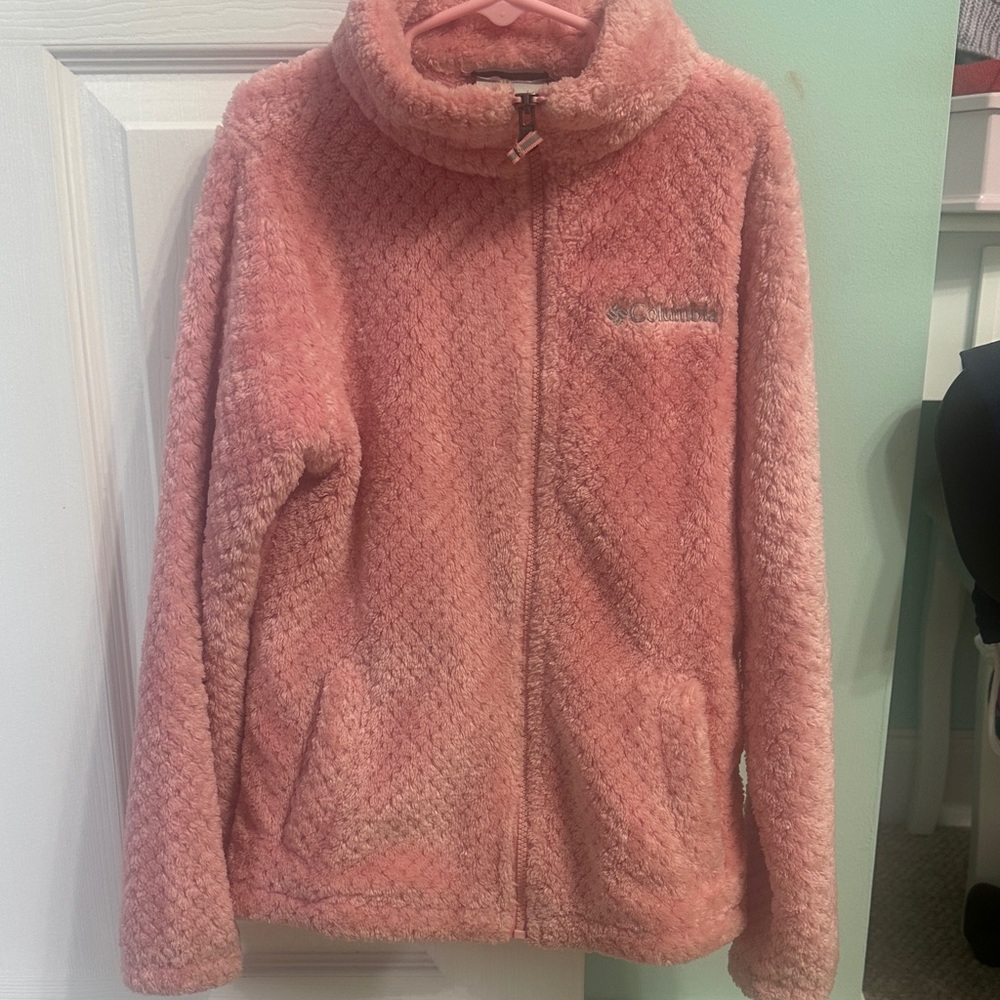 Columbia Soft Pink Plush Jacket